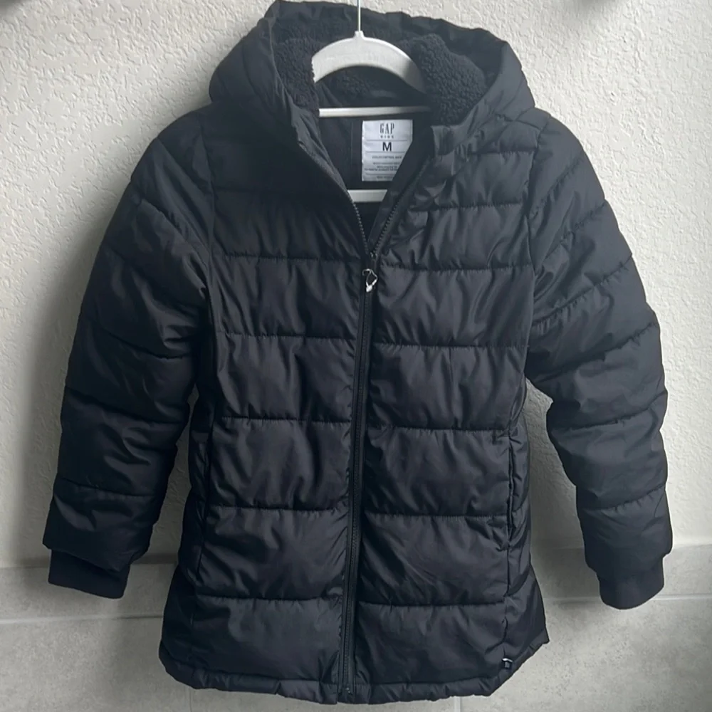 GAP Kids ColdControl Max Puffer Jacket with Quilted Design and Hood